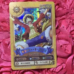 MONKEY D. LUFFY ONE PIECE ASCE Waifu Anime Holo Girl ACG Card - Image 1