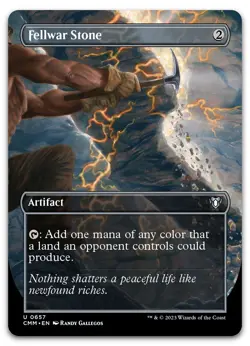Fellwar Stone (Borderless) #657 (NM) Commander Masters CMM Magic MTG - Image 1