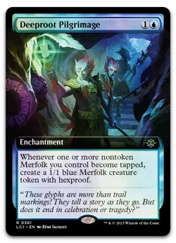 Deeproot Pilgrimage (Extended Art) #361 (Foil) NM Lost Caverns of Ixalan - Image 1