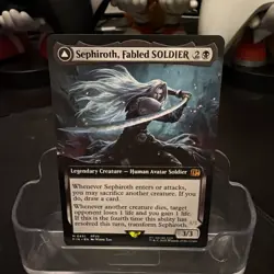 MTG - Sephiroth, Fabled SOLDIER (Extended Art) 0451 - Final Fantasy - Non-Foil - Image 1