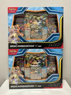 2x Mega Kangaskhan EX Box Lot Pokemon TCG New/Factory Sealed - Image 1