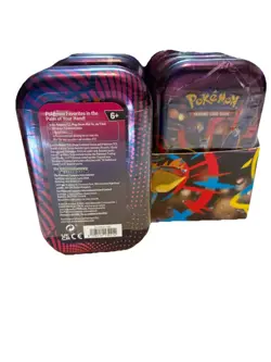 Pokemon Mega Evolutions Destined Rivals Mega Heroes Mini Tin Display (10 Tins) - Image 4