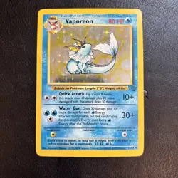 1999 Pokemon Jungle WotC 12/64 Vaporeon Holo excellent - Image 1