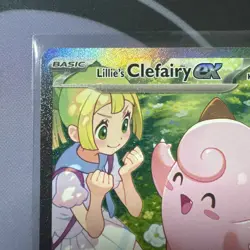 Pokemon TCG Lillie's Clefairy 184/159 Journey Together Special Illustration Rare - Image 2