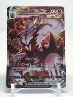 DMG Single Strike Urshifu VMAX 168/163 Alternate Art 2021 SWSH05 Battle Styles - Image 1