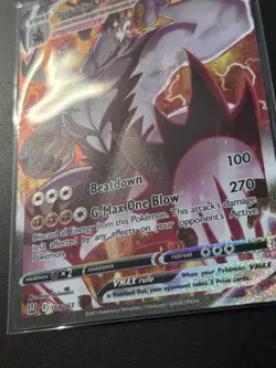 DMG Single Strike Urshifu VMAX 168/163 Alternate Art 2021 SWSH05 Battle Styles - Image 3