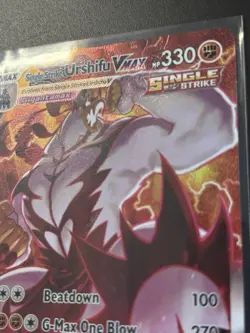 DMG Single Strike Urshifu VMAX 168/163 Alternate Art 2021 SWSH05 Battle Styles - Image 4