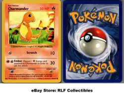1999 Pokemon, Base Set Shadowless, #46/102 Charmander, Common - Image 1