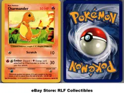 1999 Pokemon, Base Set Shadowless, #46/102 Charmander, Common (d) - Image 1