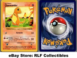 1999 Pokemon, Base Set Shadowless, #46/102 Charmander, Common (b) - Image 1