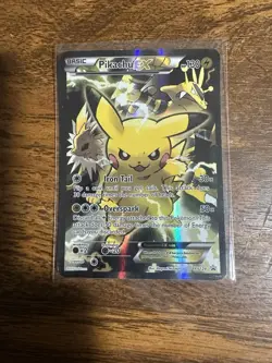 Pikachu-EX - XY124 - Red And Blue Collection Promo LP, English Pokemon Promos - Image 3