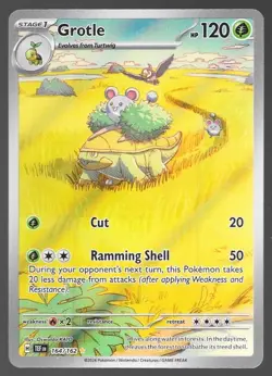 Pokemon Grotle 164/162 SV05: Temporal Forces Illustration Rare Holo NM - Image 1