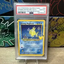 Pokemon Shining Magikarp Celebrations Classic Collection 66/64 PSA 10 - Image 1