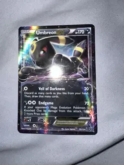Pokemon Umbreon EX Fates Collide 55/124 Ultra Rare Holo 170 HP English - Image 2