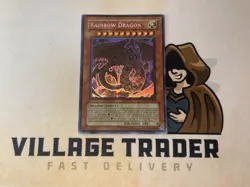 Rainbow Dragon TAEV-EN006 Ghost Rare Unlimited YuGiOh! NM - Image 1