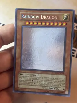 Rainbow Dragon TAEV-EN006 Ghost Rare Unlimited YuGiOh! NM - Image 2