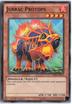 Yugioh - Jurrac Protops BP03-EN073 1st Edition - Battle Pack 3: Monster League - Image 1