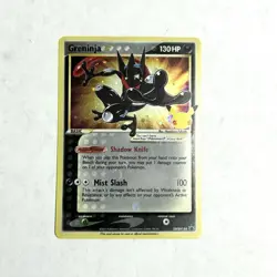 SWIRL Greninja Gold Star SWSH144 SWSH: Sword & Shield Promo Cards Holo DAMAGED - Image 2