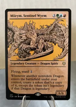 MTG Battle for Baldur's Gate #431 Miirym Sentinel Wyrm Showcase Rare NM - Image 2