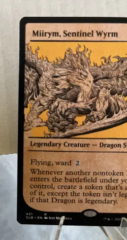 MTG Battle for Baldur's Gate #431 Miirym Sentinel Wyrm Showcase Rare NM - Image 3