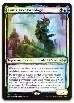 Lonis, Cryptozoologist (Showcase) #370 (Foil) NM Modern Horizons 2 MH2 Magic MTG - Image 1