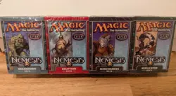 Magic the Gathering MTG Nemesis Theme Decks Complete Set of 4 Factory Sealed - Image 1