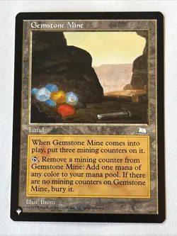 MTG - Gemstone Mine (WTH) The List Reprints Regular NM - Image 1