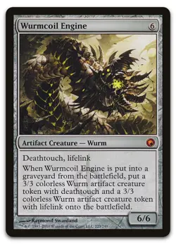 Wurmcoil Engine #223 (LP) Scars of Mirrodin SOM Magic MTG - Image 1