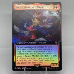 MTG Final Fantasy Gogo, Mysterious Mime Extended Art FOIL Near Mint - Image 1