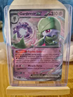 Gardevoir EX 029/091 Paldean Fates Holo Double Rare Pokemon Card TCG NM - Image 1