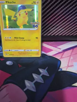 Pikachu - 028/078 Holo Rare Pokemon GO NM Pokemon TCG - Image 4