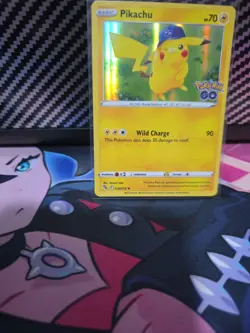 Pikachu - 028/078 Holo Rare Pokemon GO NM Pokemon TCG - Image 5