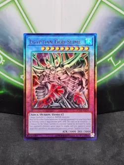 Yugioh Asian English Egyptian God Slime RC04-AE030 Ultimate Rare NM - Image 1