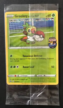 Grookey On The Ball 003/005 Futsal Pokemon Card PROMO UK Exclusive NEW SEALED - Image 1
