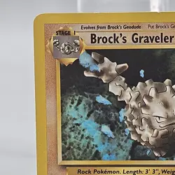 Pokemon TCG Brocks Graveler 34/132 Gym Challenge Vintage 2000 Card LP + - Image 3