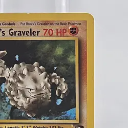 Pokemon TCG Brocks Graveler 34/132 Gym Challenge Vintage 2000 Card LP + - Image 4