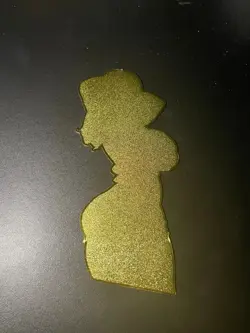 MAGA Anime Girl #2 Waifu Gold Metal Card QOS Queen of Spades Hotwife - Image 2
