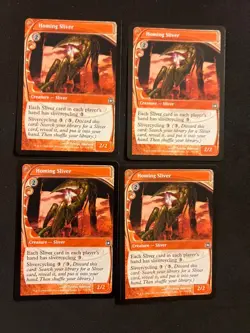x4 Homing Sliver [Future Sight] 4x Magic MTG Cards LP - Image 1