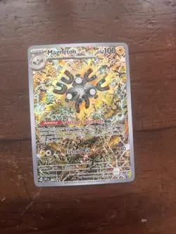 Pokemon TCG Magneton SVP 159 Surging Sparks Promo Card NM Condition - Image 1