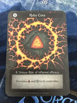 Sorcery Contested Realm Ruby Core Beta Regular NM-M Unplayed - Image 1