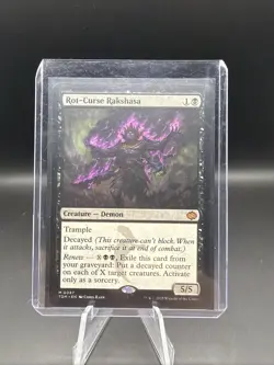 Rot-Curse Rakshasa Tarkir: Dragonstorm Regular Magic The Gathering - Image 1