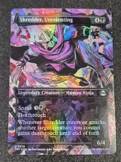 Shredder, Unrelenting (Borderless) U Teenage Mutant Ninja Turtles 210 NM - Image 1