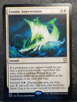 Cosmic Intervention - Kaldheim Commander (MTG) - Image 1