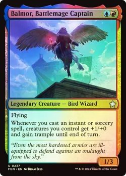Balmor, Battlemage Captain (0237) - Foundations - Uncommon (Foil) - Image 1