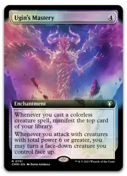 Ugin's Mastery (Extended Art) #751 (Foil) (NM) Commander Masters CMM Magic MTG - Image 1