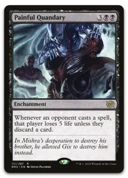 Painful Quandary #111 (NM) Brothers' War BRO Magic MTG - Image 1