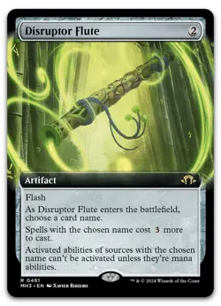 Disruptor Flute (Extended Art) #461 (NM) Modern Horizons 3 MH3 Magic MTG - Image 1