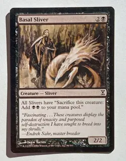 Magic MTG - Basal Sliver - Time Spiral - LP - Image 1