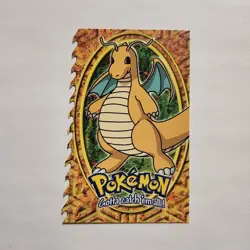 1999 Topps Pokemon the First Movie Dragonite E12 of 12 Die-Cut - Image 1