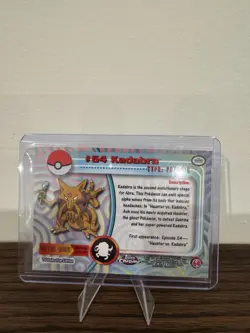 Kadabra #64 Pokemon Topps Chrome Series 1 Holo - TV Animation Edition - Image 4